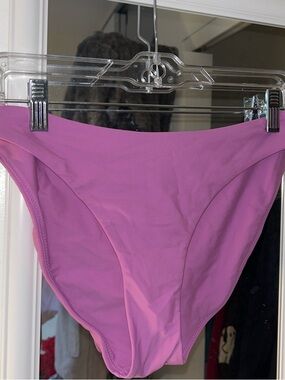 Express Purple Body Contour Swim Top